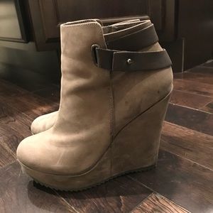 Aldo wedge booties